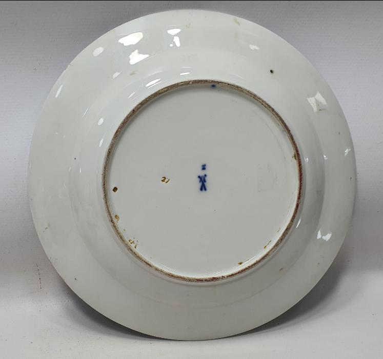 1900  BAŞLARI MEİSSEN TABAK