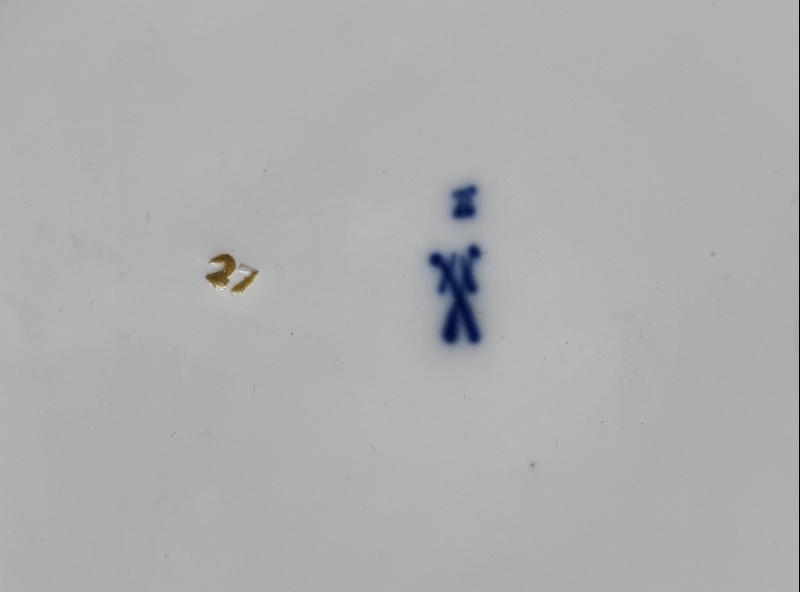 1900  BAŞLARI MEİSSEN TABAK