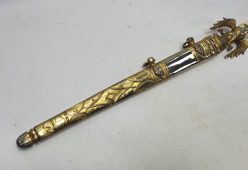 BAKALİT SAPLI ÇOK NADİR HAVACI SUBAY MEÇİ