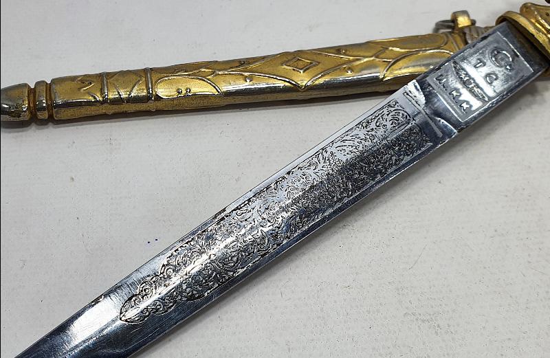 BAKALİT SAPLI ÇOK NADİR HAVACI SUBAY MEÇİ