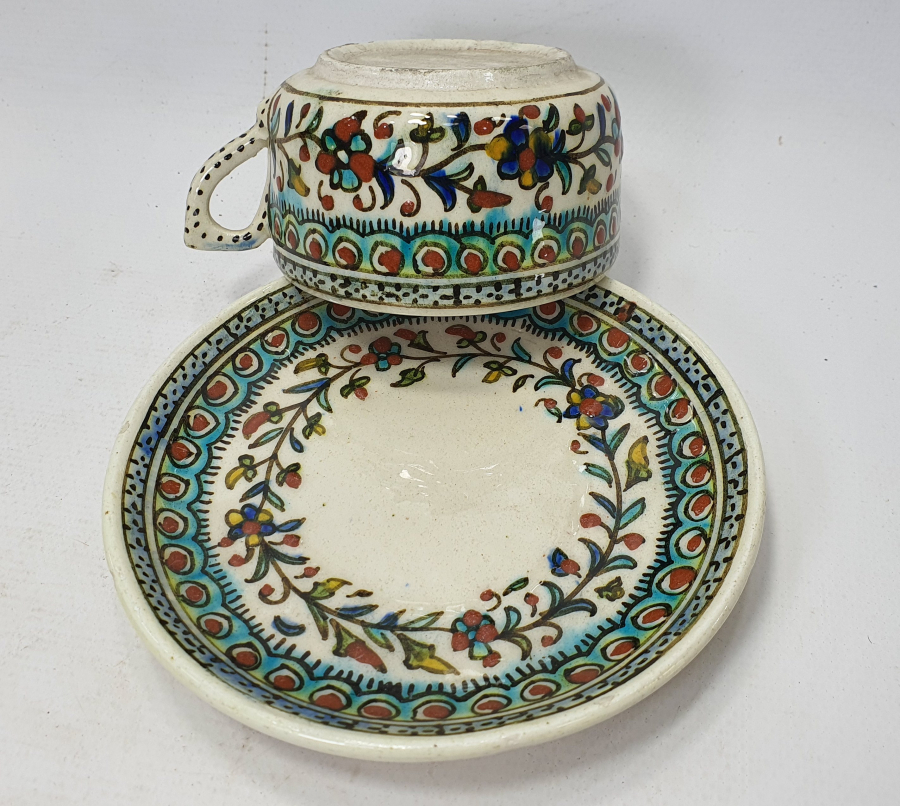 CUMHURİYET BAŞLARI KÜTAHYA İŞİ FİNCAN VE ALTLIĞI