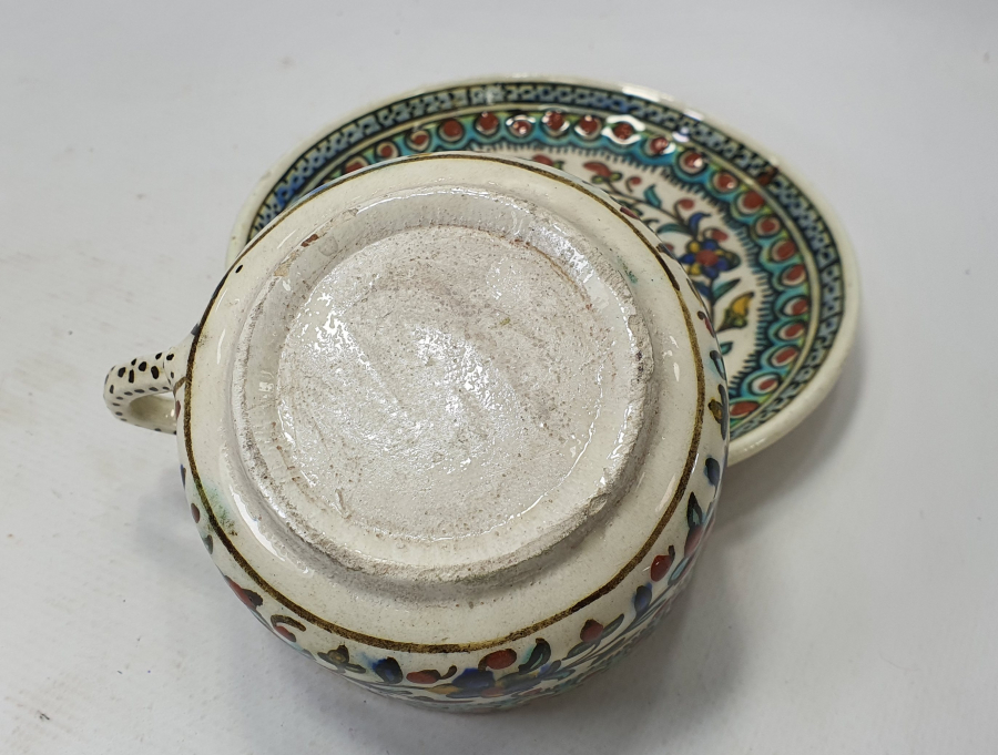 CUMHURİYET BAŞLARI KÜTAHYA İŞİ FİNCAN VE ALTLIĞI