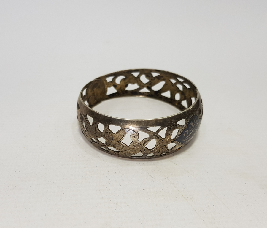 GÜMÜŞ SAVATLI BİLEZİK