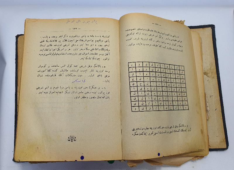 İÇİNDE HER DERDE DEVA EBCED VE TILSIMLAR BULUNAN OSMANLI DÖNEMİ ÇOK NADİR KİTAP