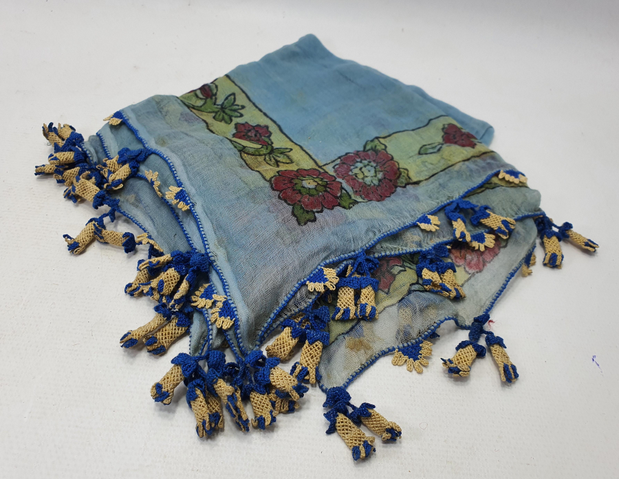 KOZAK YÖRESİ ÇAN OYASI İŞLEMELİ OYALI YAZMA