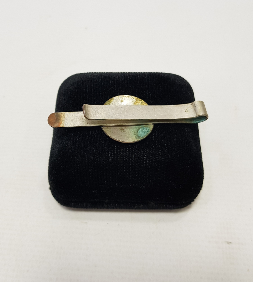 MAŞALLAH YAZILI SAVATLI GÜMÜŞ KIRAVAT İĞNESİ 