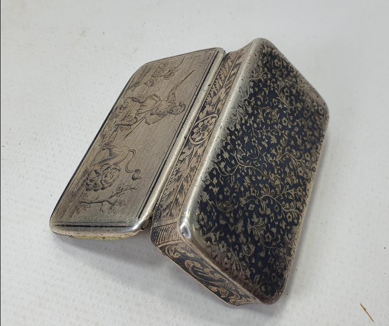 OSMANLI DÖNEMİ ÇOK NADİR KULA İŞİ RUM TÜTÜN TABAKASI