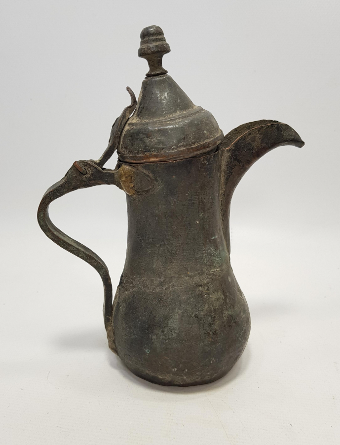 OSMANLI DÖNEMİ DAMGALI BAKIR MIRRA SÜRAHİSİ