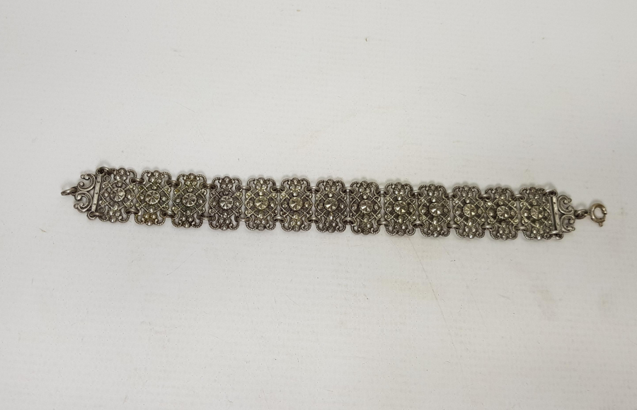 OSMANLI DÖNEMİ GÜMÜŞ BİNDALLI BİLEZİĞİ