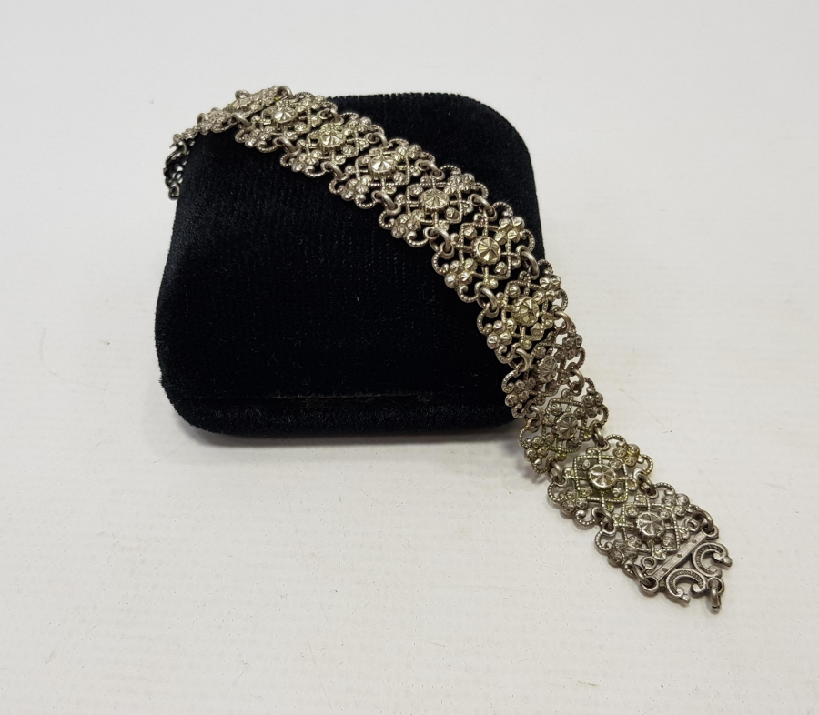 OSMANLI DÖNEMİ GÜMÜŞ BİNDALLI BİLEZİĞİ