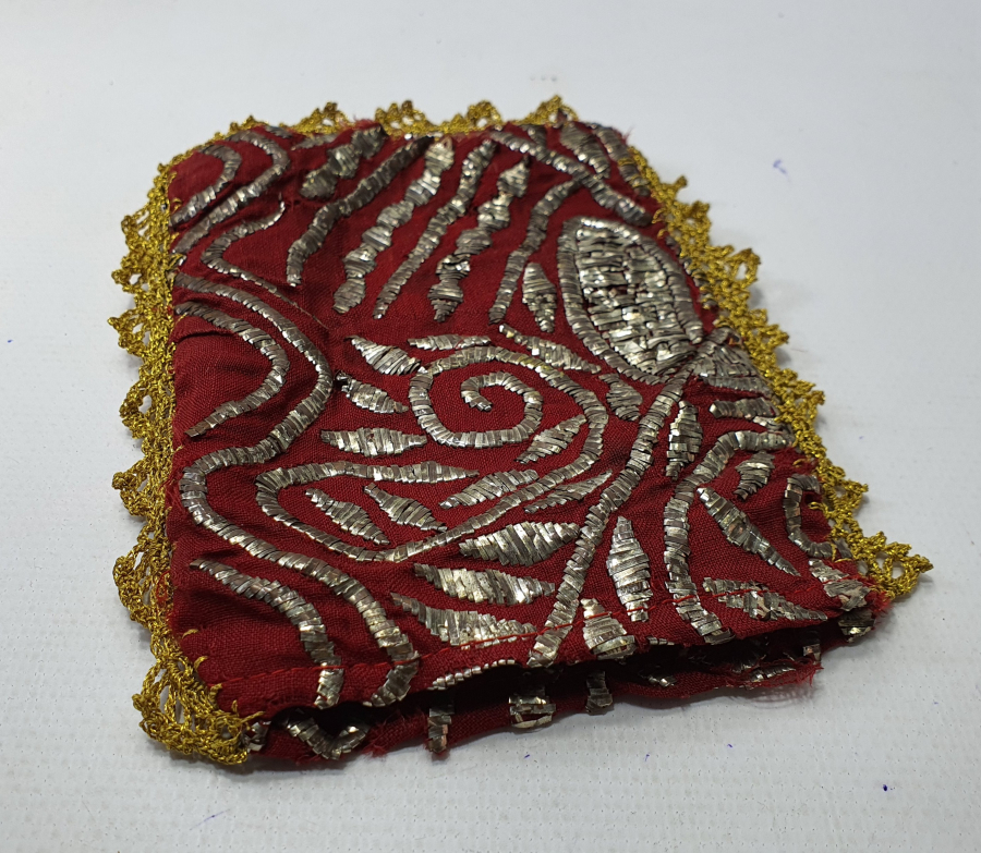 OSMANLI DÖNEMİ KOZAK TELLİSİ KINA KESESİ