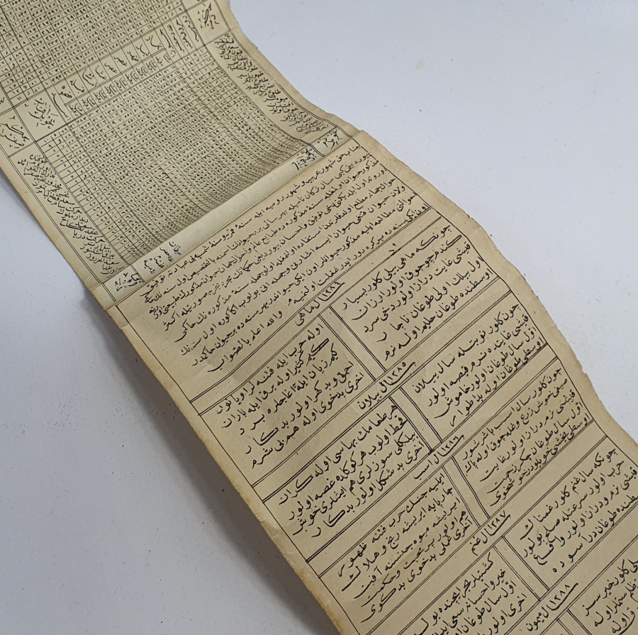 OSMANLI DÖNEMİ NADİR RUZNAME