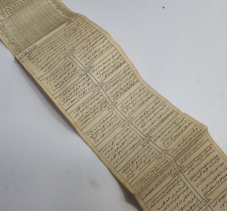 OSMANLI DÖNEMİ NADİR RUZNAME