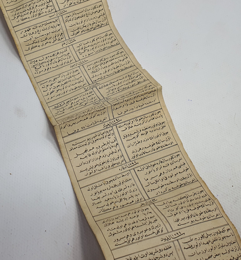 OSMANLI DÖNEMİ NADİR RUZNAME