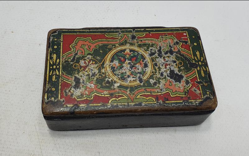 OSMANLI DÖNEMİ PAPİER MACHE TÜTÜN TABAKASI