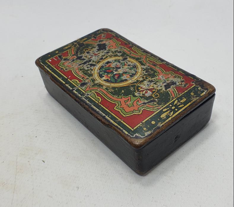 OSMANLI DÖNEMİ PAPİER MACHE TÜTÜN TABAKASI