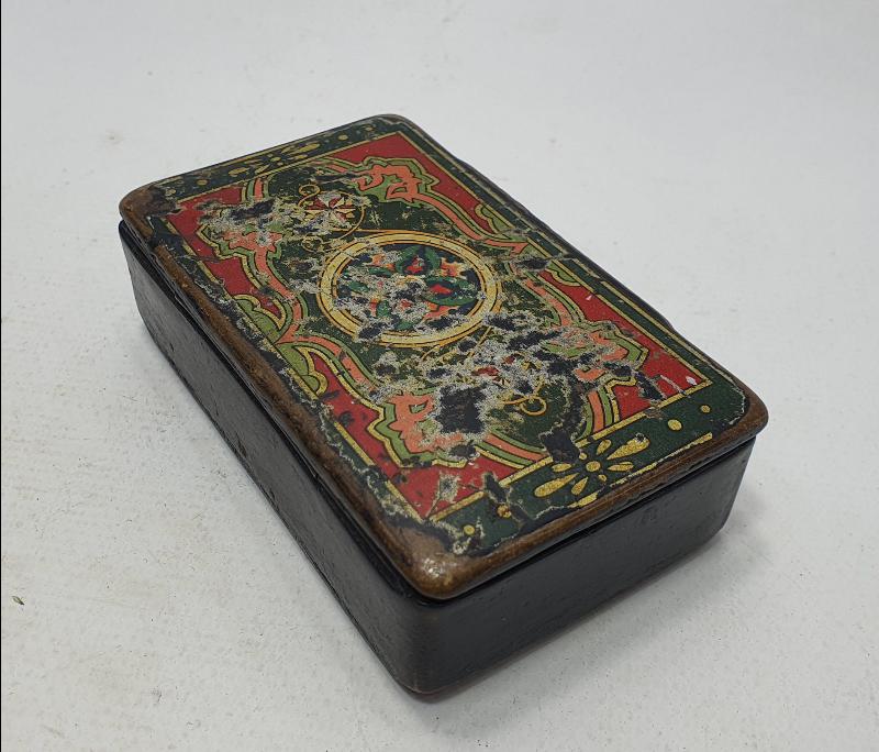 OSMANLI DÖNEMİ PAPİER MACHE TÜTÜN TABAKASI