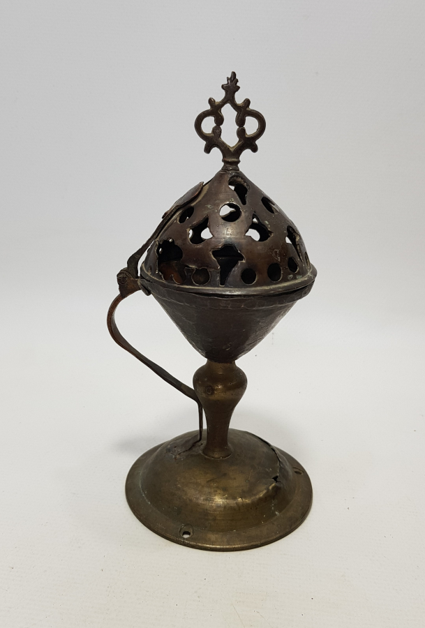 OSMANLI DÖNEMİ PİRİNÇ BUHURDANLIK 