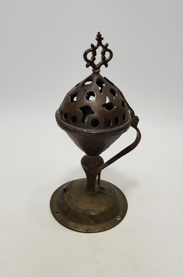 OSMANLI DÖNEMİ PİRİNÇ BUHURDANLIK 