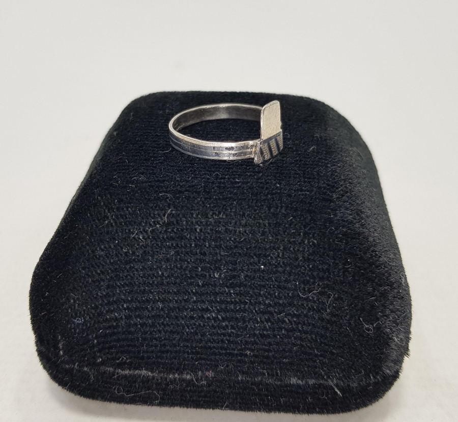 OSMANLI DÖNEMİ SİKKE FORMLU TEKKE İŞİ GÜMÜŞ YÜZÜK