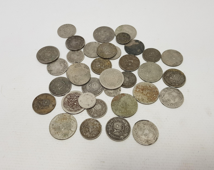 OSMANLI SULTAN MEHMED REŞAD DÖNEMİ 36 ADET NİKEL PARA