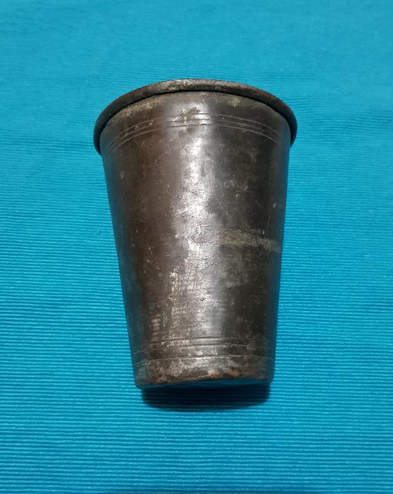 OSMANLI TUĞRALI BAKIR BARDAK 