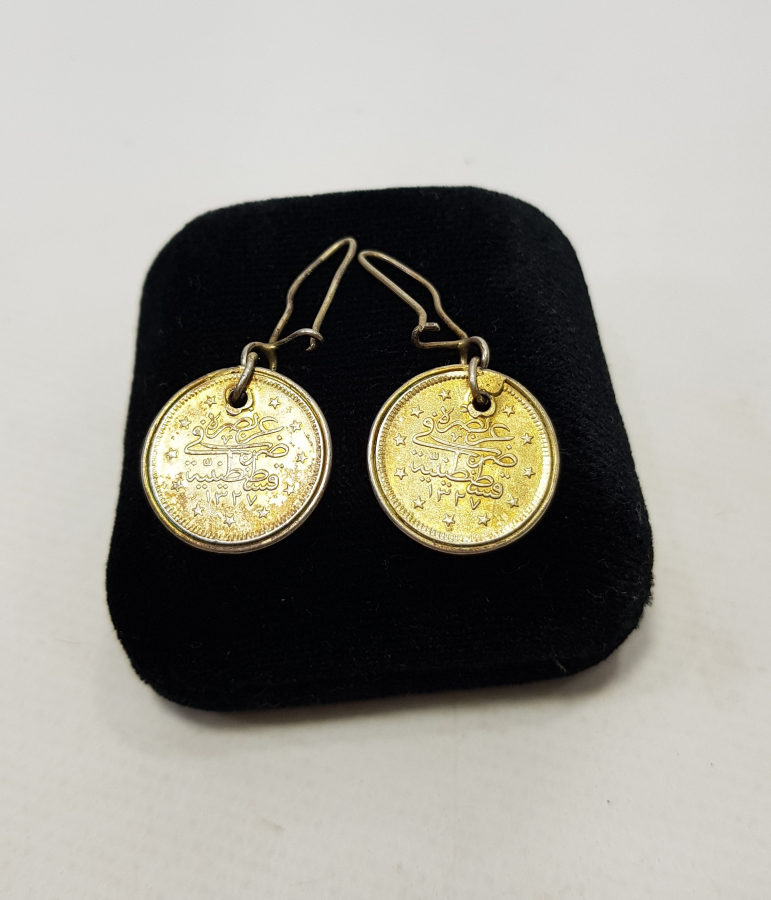 OSMANLI TUĞRALI GÜMÜŞ KÜPE