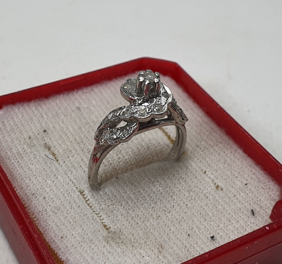 PIRLANTA TAŞLI ÖZEL YAPIM YÜZÜK