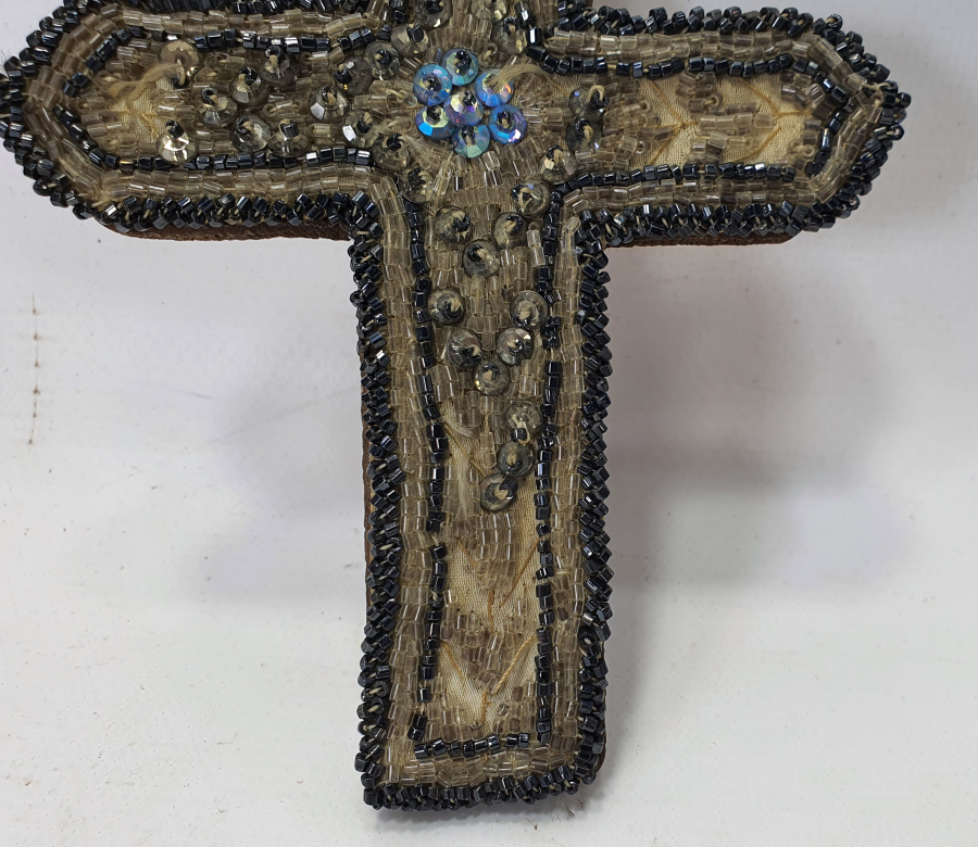 OSMANLI DÖNEMİ BONCUK İŞİ RUM HAÇ