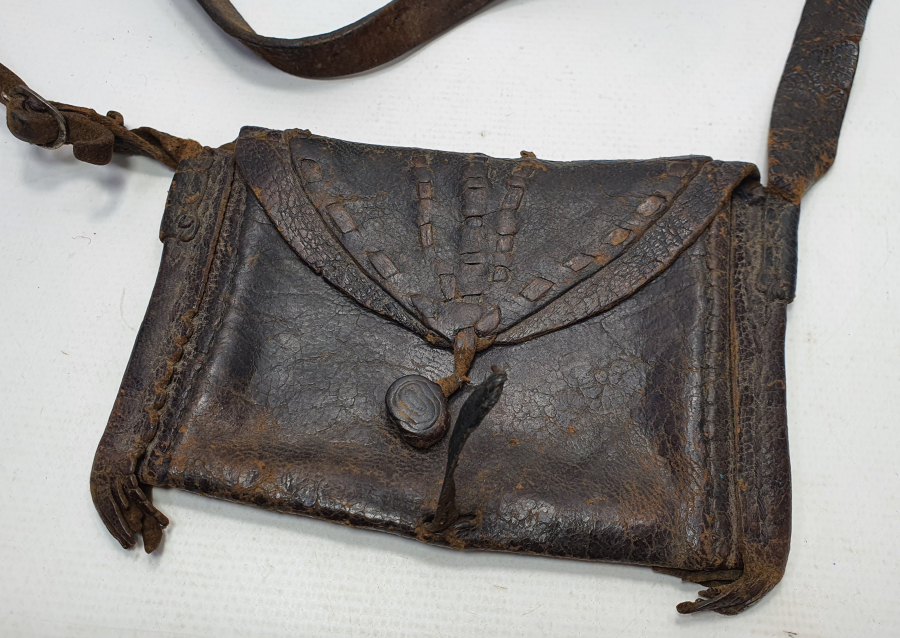 OSMANLI DÖNEMİ DERİDENMAMUL ASKERİ ENAM KABI -  EFE İŞİ ENAM KABI