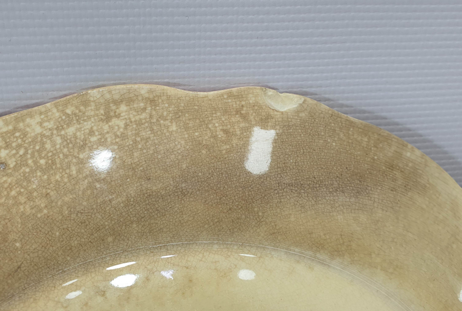 1900 BAŞLARI ÜZERİ KARE KALEM OSMANLI TABAK