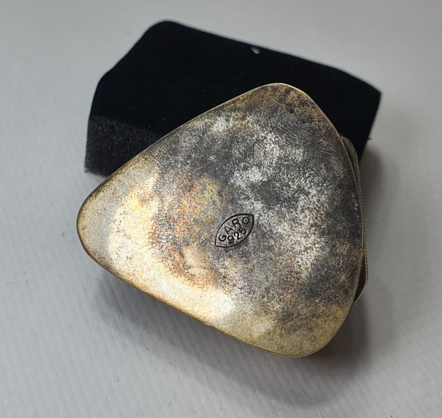 AKİK ÜZERİ O HER ŞEYE KADİRDİR YAZILI GÜMÜŞ KUTU