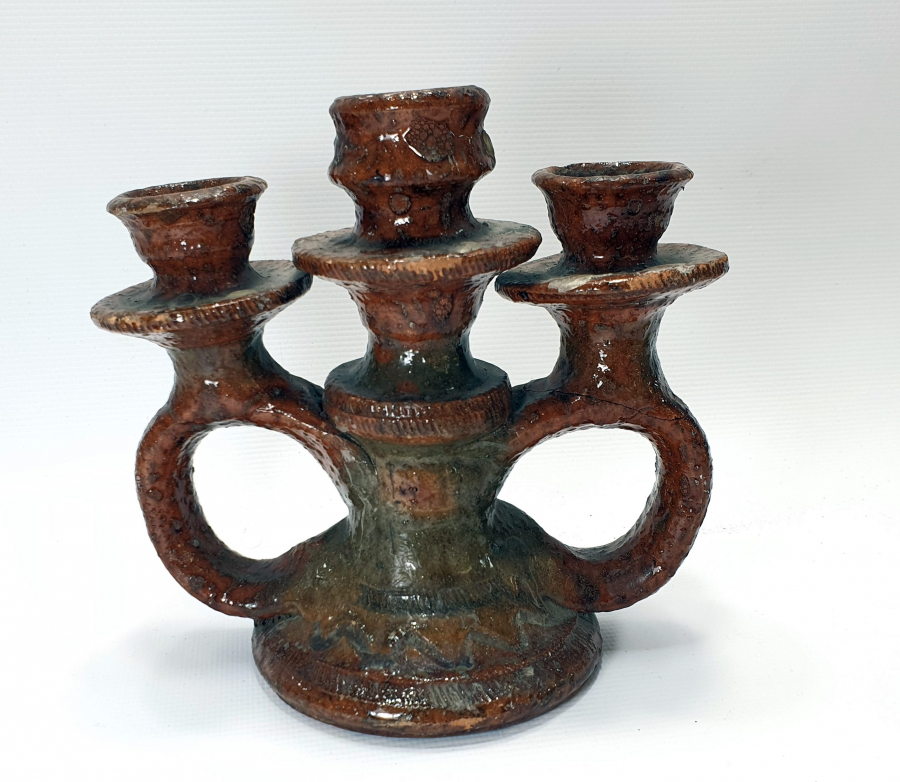 ALT KISMI BEKTAŞİ YILDIZLI OSMANLI DÖNEMİ TEKKE İŞİ MUMLUK