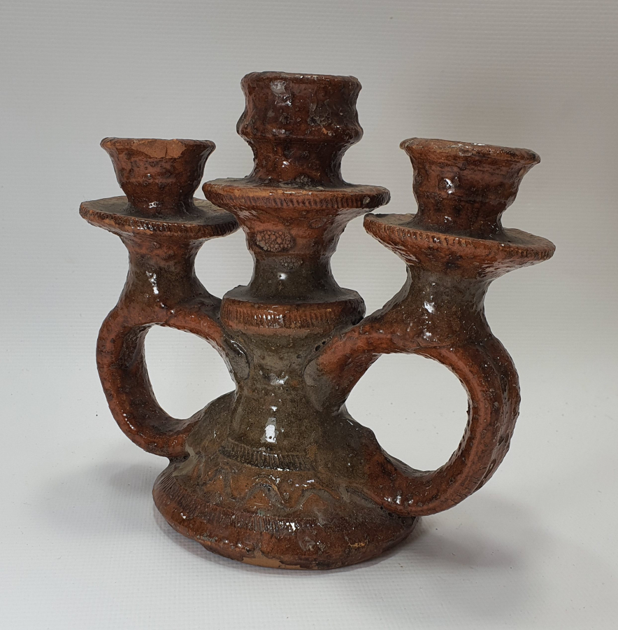 ALT KISMI BEKTAŞİ YILDIZLI OSMANLI DÖNEMİ TEKKE İŞİ MUMLUK