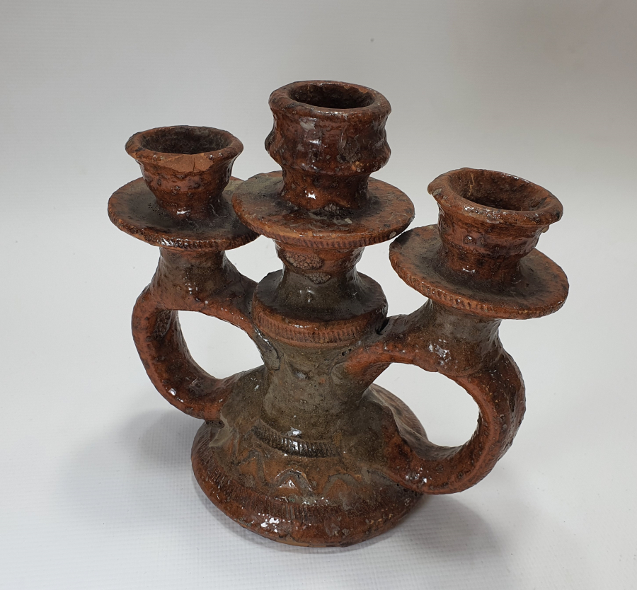 ALT KISMI BEKTAŞİ YILDIZLI OSMANLI DÖNEMİ TEKKE İŞİ MUMLUK