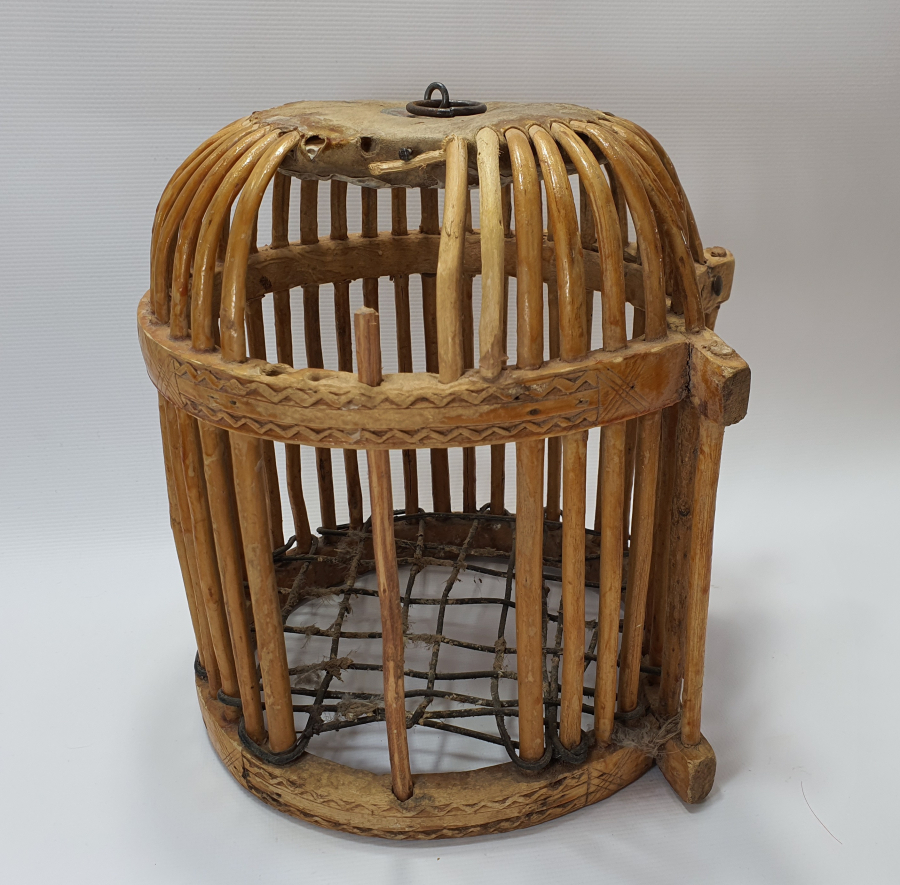 EL YAPIMI ANTİKA KEKLİK KAFESİ