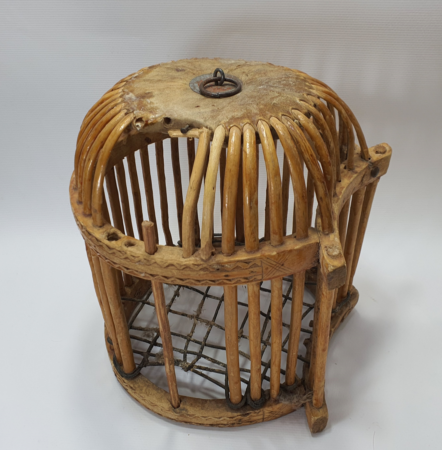 EL YAPIMI ANTİKA KEKLİK KAFESİ