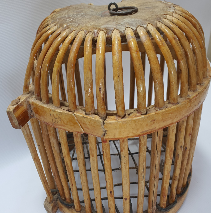 EL YAPIMI ANTİKA KEKLİK KAFESİ