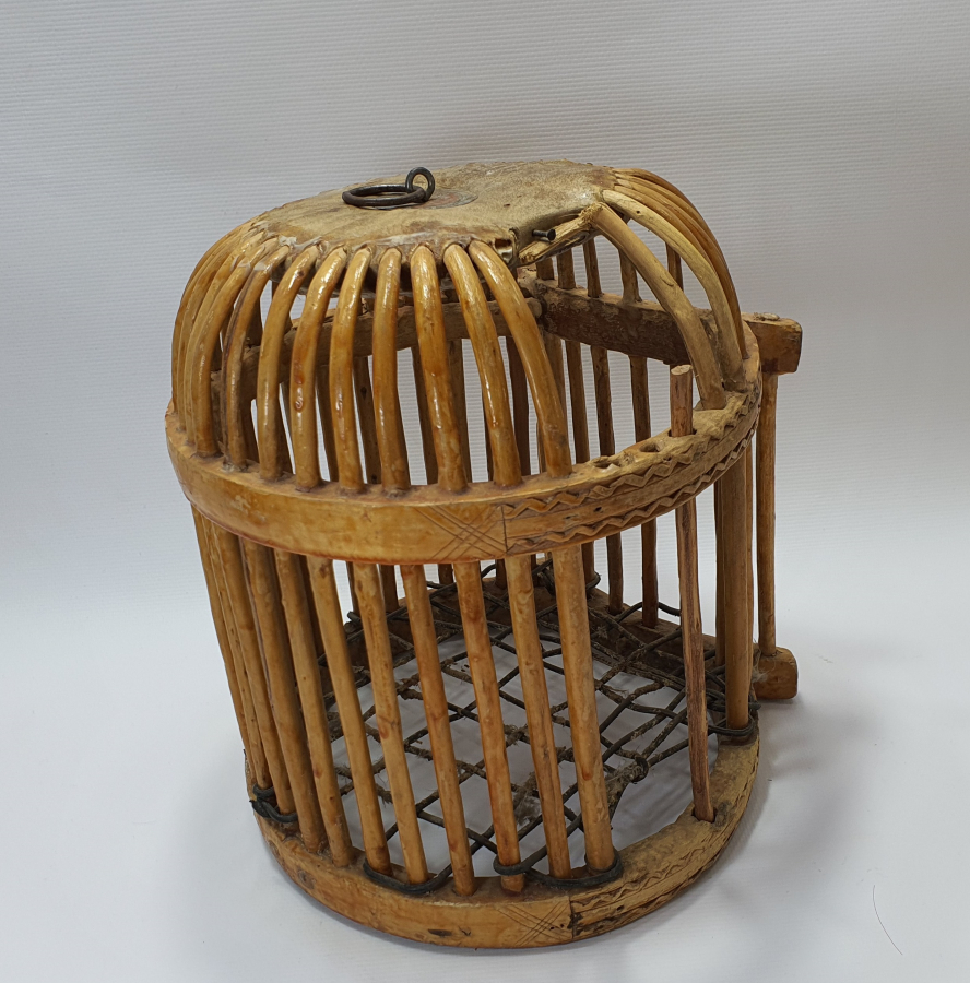 EL YAPIMI ANTİKA KEKLİK KAFESİ