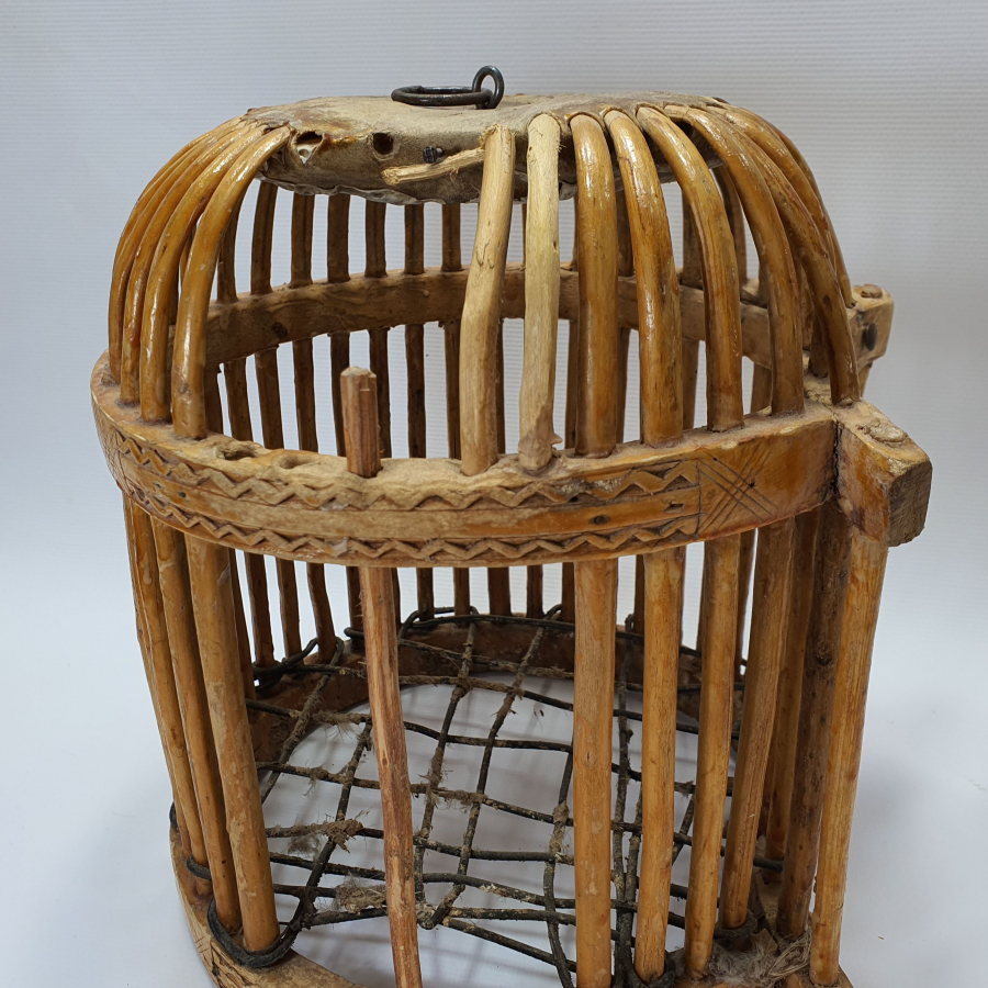 EL YAPIMI ANTİKA KEKLİK KAFESİ