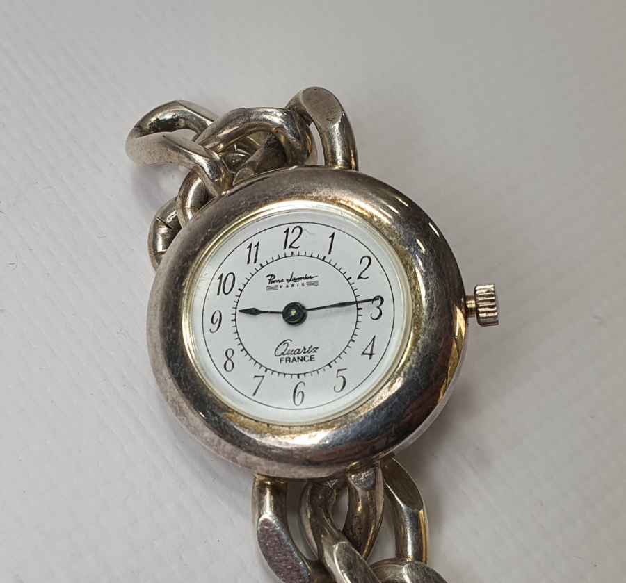 GÜMÜŞ FRANSIZ YAPIMI KOL SAATİ