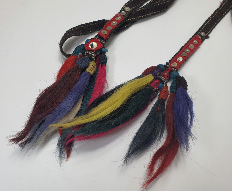 OSMANLI DÖNEMİ AT KILI VE KÖK BOYALI BAYAN KUŞAĞI