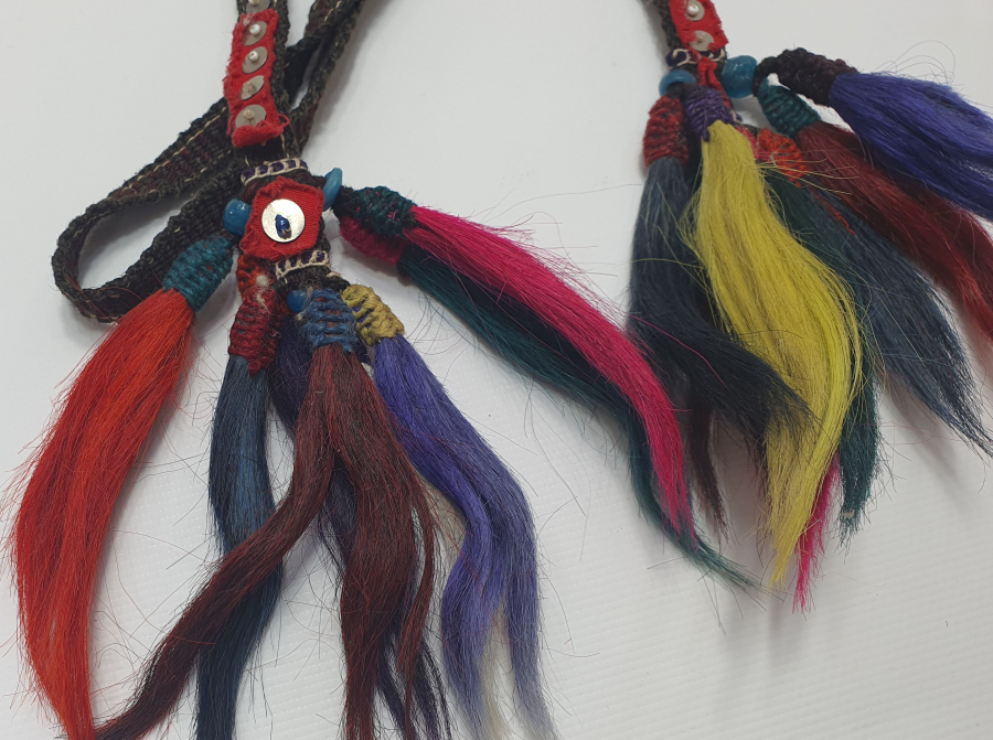 OSMANLI DÖNEMİ AT KILI VE KÖK BOYALI BAYAN KUŞAĞI