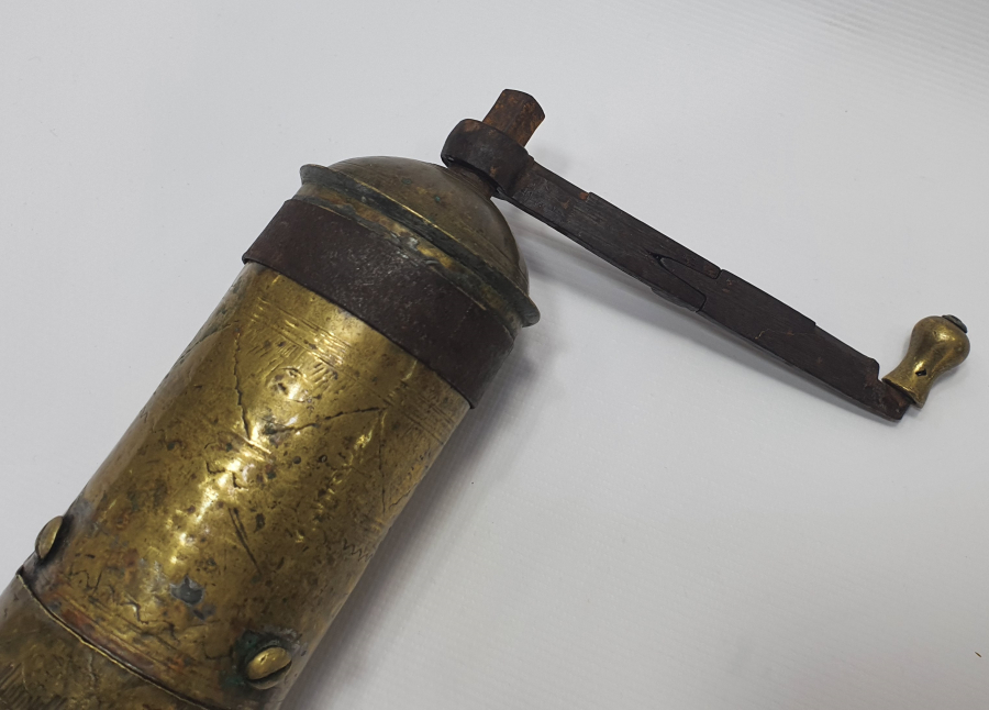 OSMANLI DÖNEMİ BÜYÜK BOY VE KALIN YAZILI BOSNA İŞİ KAHVE DEĞİRMENİ