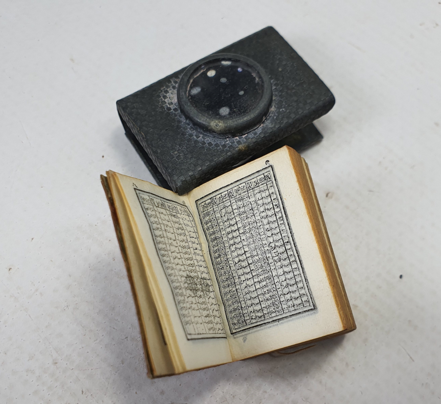 OSMANLI DÖNEMİ CEP BOY BÜYÜTEÇLİ SEYAHAT VE CEPHE KUR'AN -I KERİMİ