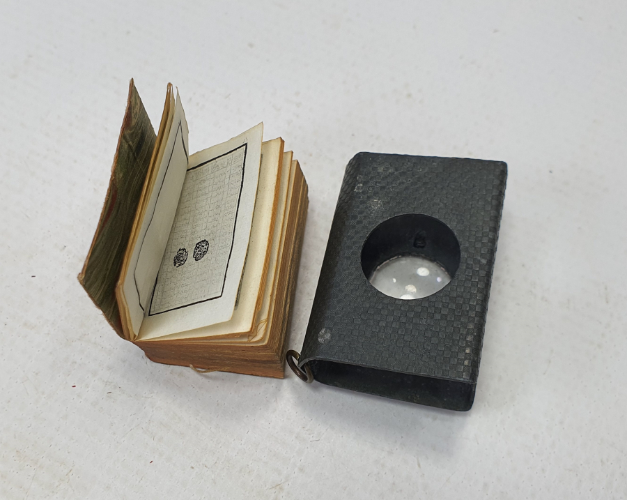 OSMANLI DÖNEMİ CEP BOY BÜYÜTEÇLİ SEYAHAT VE CEPHE KUR'AN -I KERİMİ