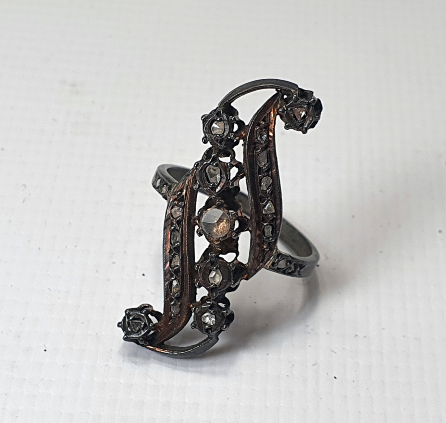 OSMANLI DÖNEMİ GİRİT İŞİ NADİR ELMAS YÜZÜK