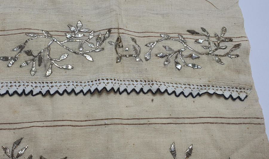 OSMANLI DÖNEMİ TEL KIRMA İŞÇİLİKLİ YAĞLIK