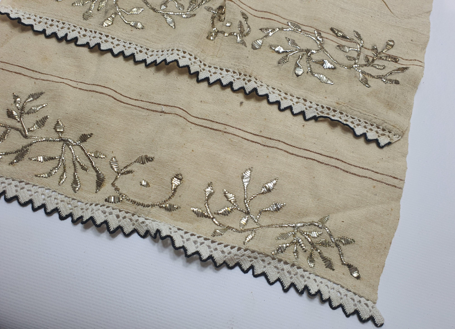 OSMANLI DÖNEMİ TEL KIRMA İŞÇİLİKLİ YAĞLIK