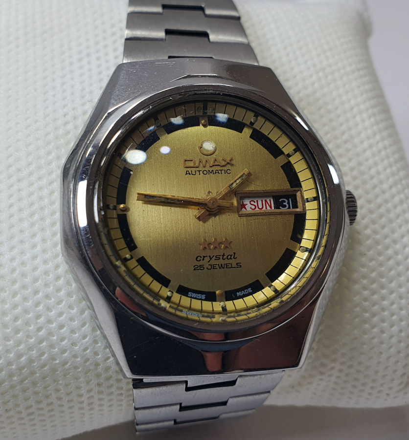 ÇİL KONDİSYONDA OTOMATİK OMAX KOL SAATİ